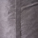 Flora - Traditional 6.5 Foot Suede Bean Bag - Charcoal
