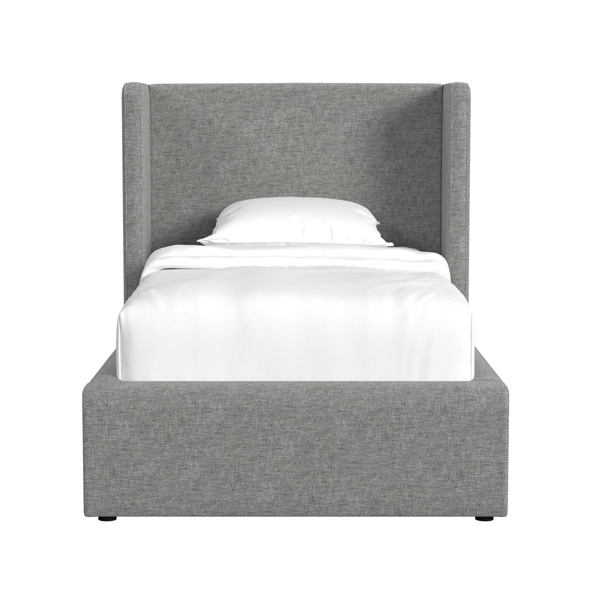 Angeline Complete Non-Storage Bed in Gray by Elements International, view 14