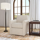 Stella - Swivel Chair - Light Gray - Atlantic Fine Furniture Inc