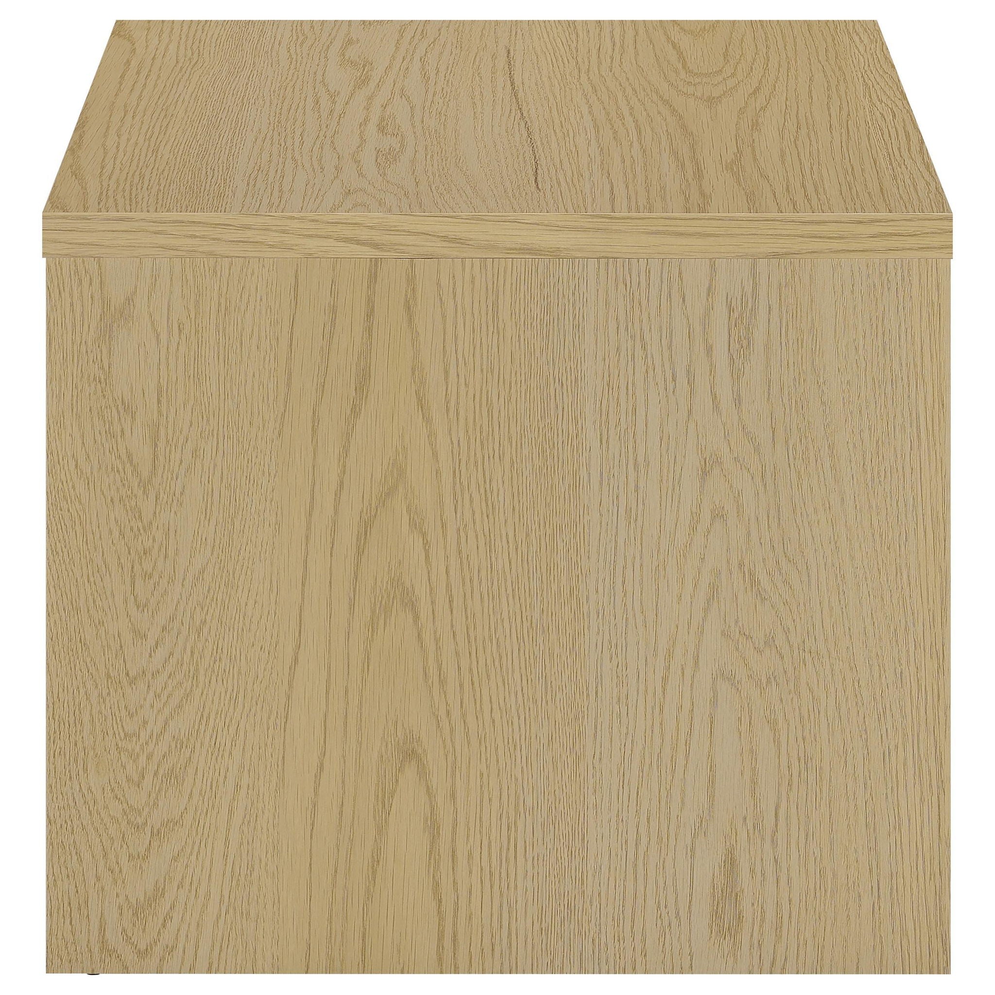 Canoga 2-piece Lift Top Cocktail Coffee Table Set Light Oak - Atlantic Fine Furniture Melbourne FL
