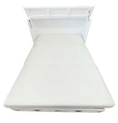 Kingston White Rattan Cabinet Bed - Atlantic Fine Furniture Inc