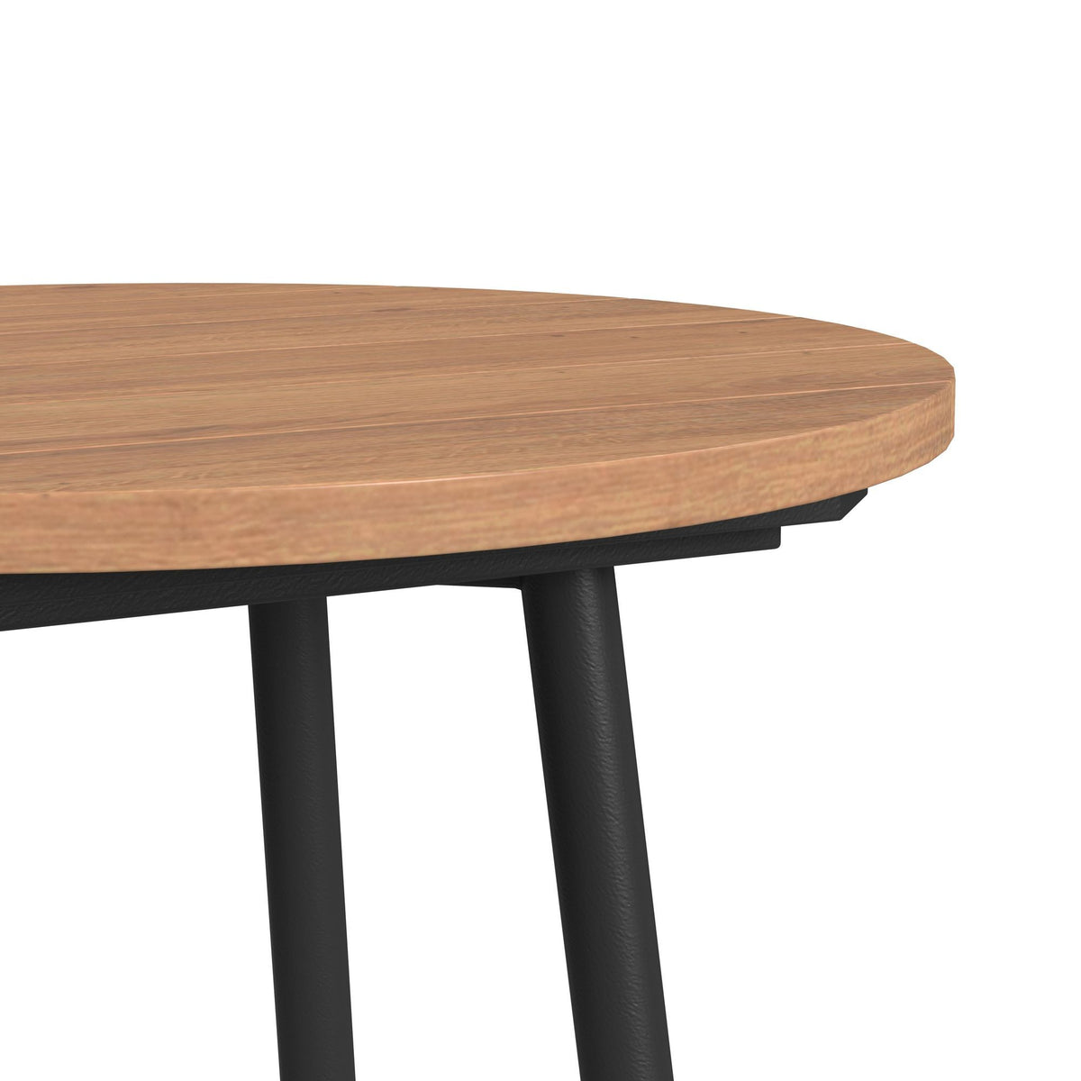 Bayhill Bar Table in Black / Light Brown by Elements International, view 7