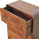Aspen - Slim Chest - Dark Brown