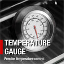 6 Burner 85, 000 Btu Deluxe Gas Outdoor Kitchen Island Grill With Wine Cooler Refrigerator, Rotisserie, Storage Cabinets & Drawers - Silver