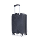4 Piece Lightweight Suitcase, Makeup Box, Aircraft Wheels