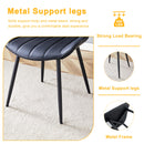 Modern Style Extended Seat Cushion Dining Chair Set
