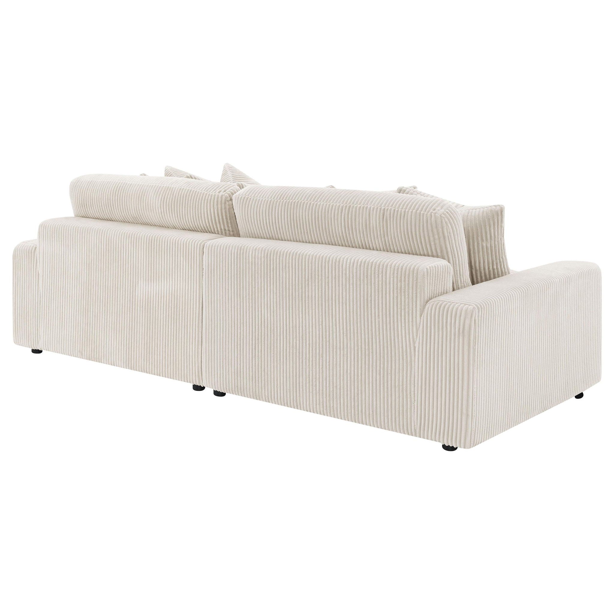 Blaine Upholstered Reversible Chaise Sectional Sofa Sand