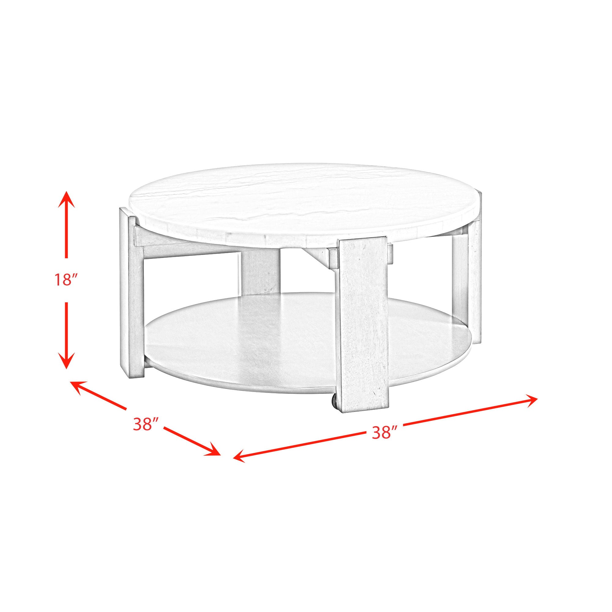 Rosamel - 2 Piece Occasional Table Set (Coffee Table And End Table) - Gray