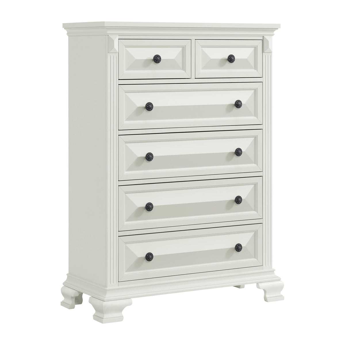 Bridgestone 6-Drawer Chest in Black by Elements International
