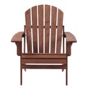Oversize Outdoor Folding Adirondack Chair, Patio Chair For Garden