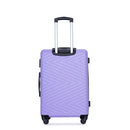 Luggage 4 Piece Lightweight Suitcase With Rotating Wheels With Tsa Lock,