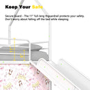 Jack - House Loft Bed With Slide And Curtain Set