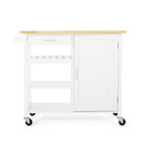 Contemporary Design Kitchen Cart With Wheels