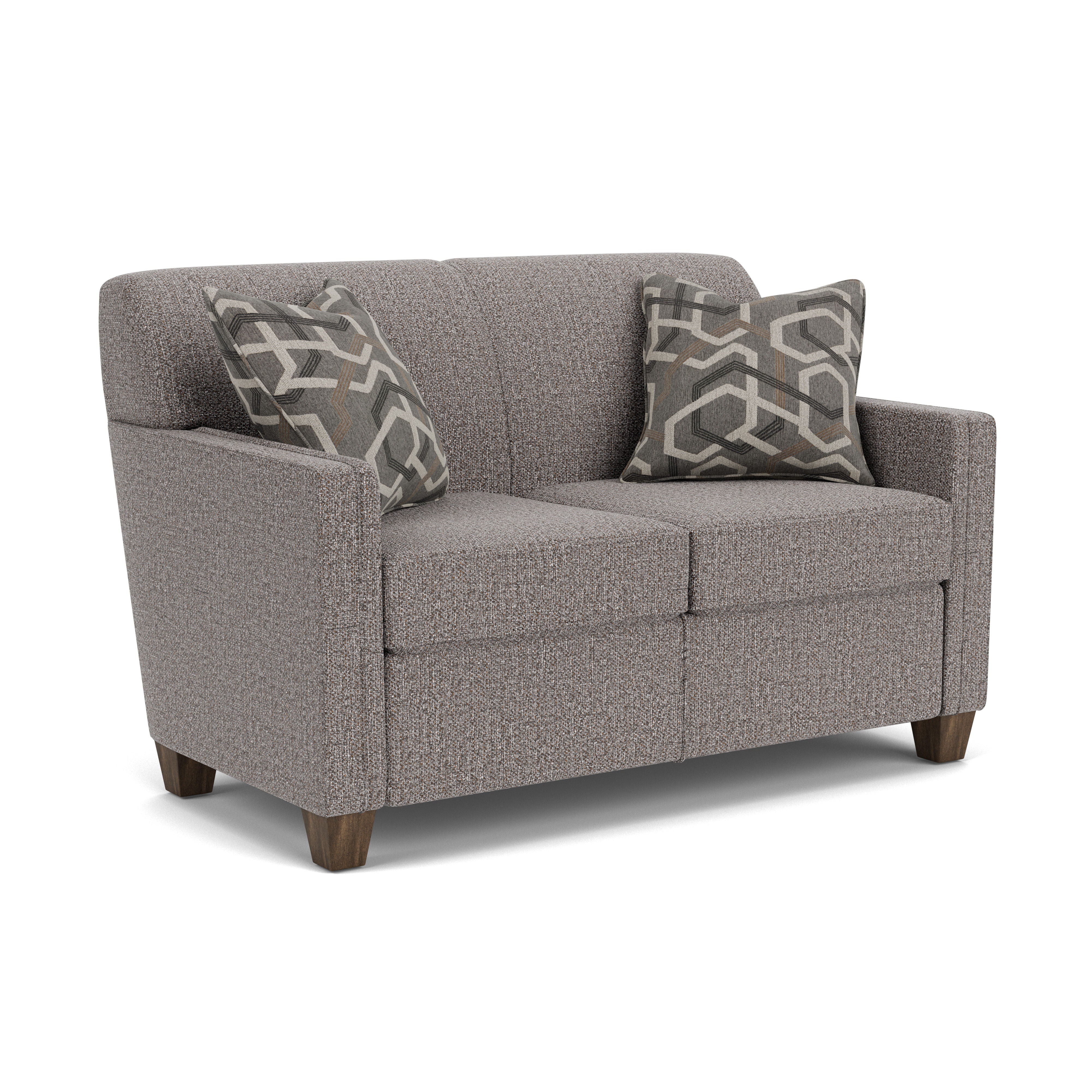 Nora - Loveseat - Gray - Atlantic Fine Furniture Inc