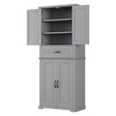 Bathroom Storage Cabinet With Multifunctional Storage Space, Drawer With Slide Rails, Adjustable Shelf