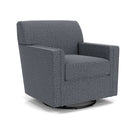 Nora - Swivel Chair - Dark Gray - Atlantic Fine Furniture Inc