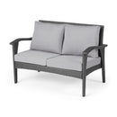 Honolulu - Loveseat - Gray / Silver