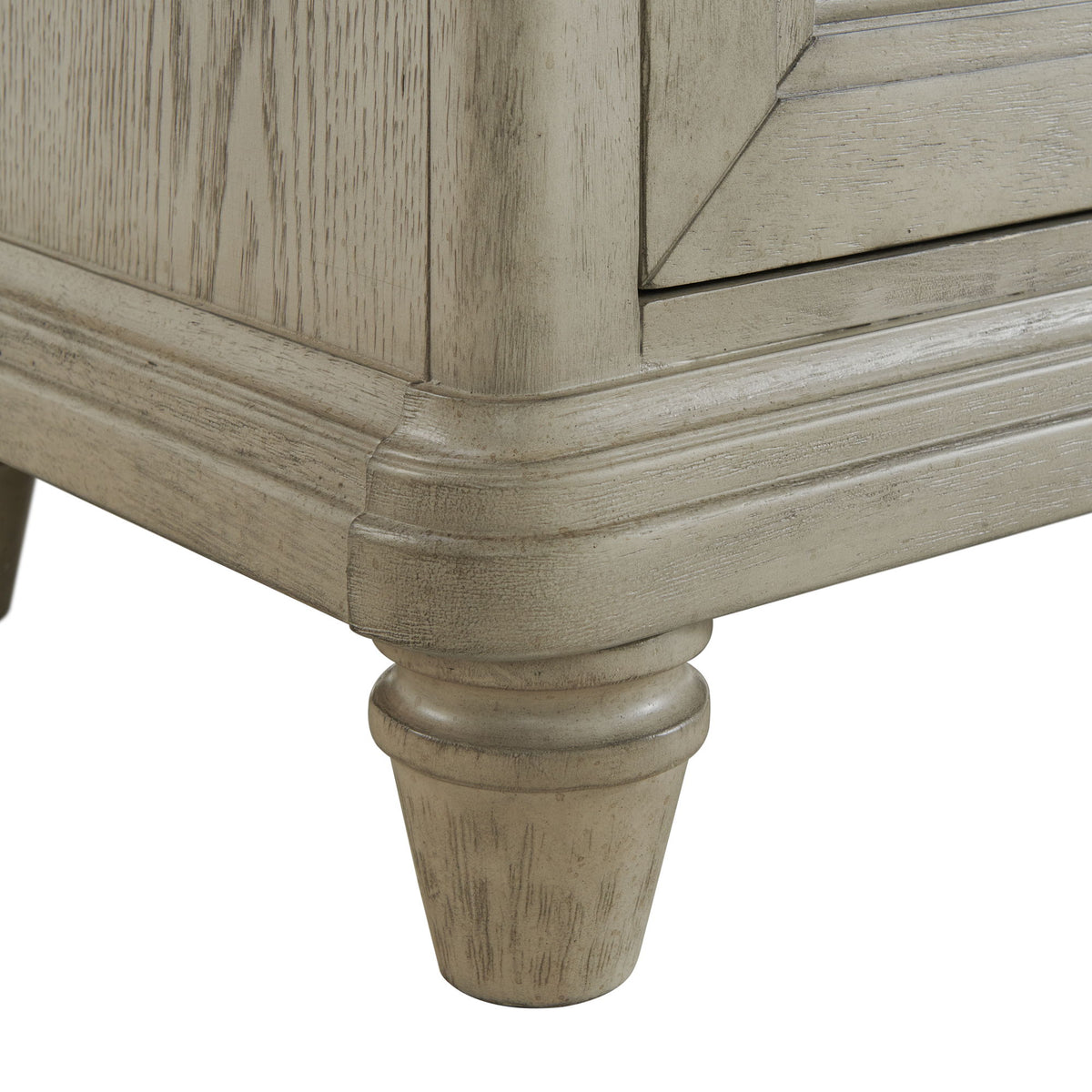 Whit-Ash 5-Drawer Door Chest in Light Gray by Elements International, view 10