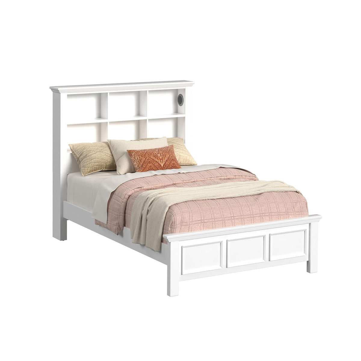 Hampton Kids Bookcase Bedroom Set in Black by Elements International, view 34