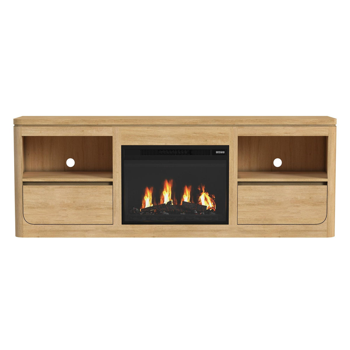 Rosalie TV Console in Black by Elements International, view 32