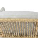 Modern Outdoor Dining Set With Expandable Acacia Wood Table