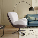 360° Swivel Office Chair, No Wheels