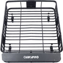 Motoring Rooftop Cargo Carrier Basket Steel, Universal Fit Roof Rack