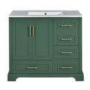 Traditional Bathroom Vanity With Soft Close Doors And Drawers