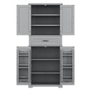 Bathroom Storage Cabinet With Multifunctional Storage Space, Drawer With Slide Rails, Adjustable Shelf