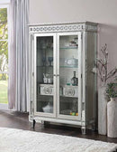Varian - Curio - Mirrored & Antique Platinum - Atlantic Fine Furniture Inc