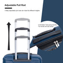 Luggage Set Of 5 Pieces, Expandable Hard Pc Luggage Set With Tsa Lock For Rotating Wheels