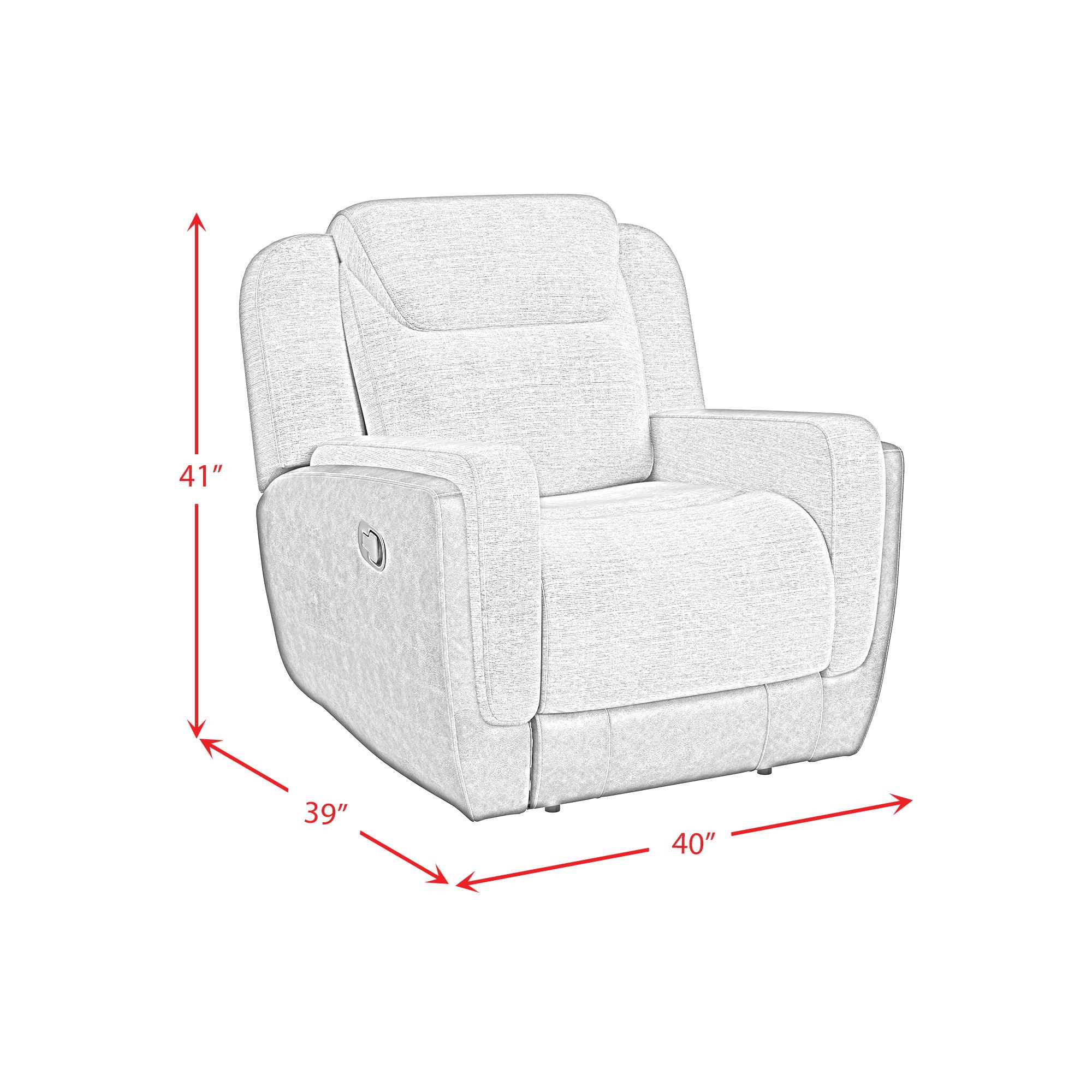 Hornet - Glider Motion Recliner - Atlantic Fine Furniture Melbourne FL