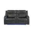 Blanca - Power Reclining Set With LED Lights, USB And Adjustable Headrest
