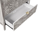 3 Drawer Cabinet, American Furniture, Suitable For Bedroom, Living Room - Light Gray