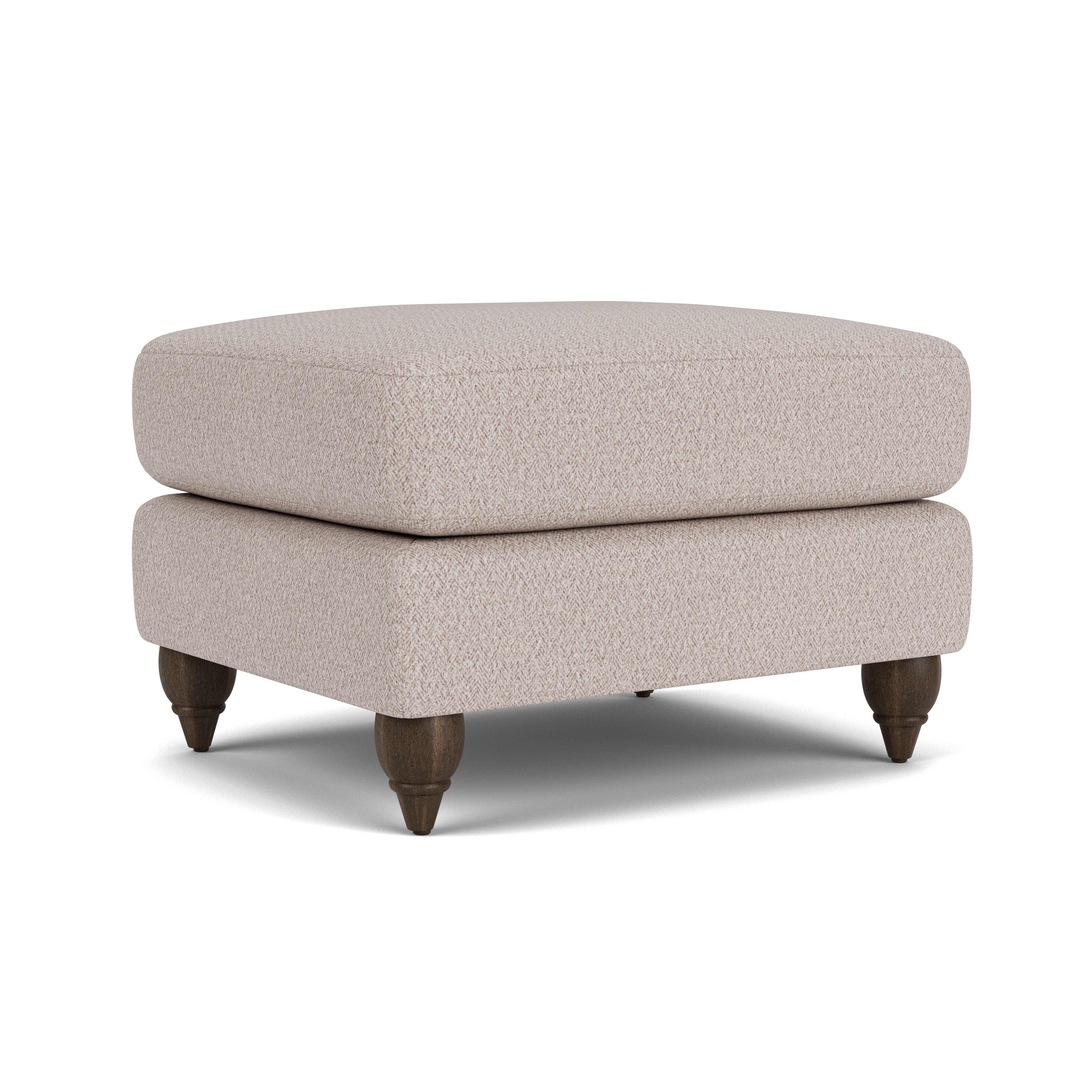 Stella - Ottoman - Light Gray - Atlantic Fine Furniture Inc