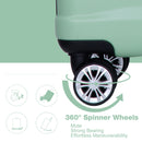 Luggage Set Of 5 Pieces, Expandable Hard Pc Luggage Set With Tsa Lock For Rotating Wheels