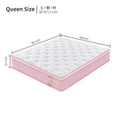 12" Hybrid Mattress With Individual Pocket Spring, Comortable Memory Foam