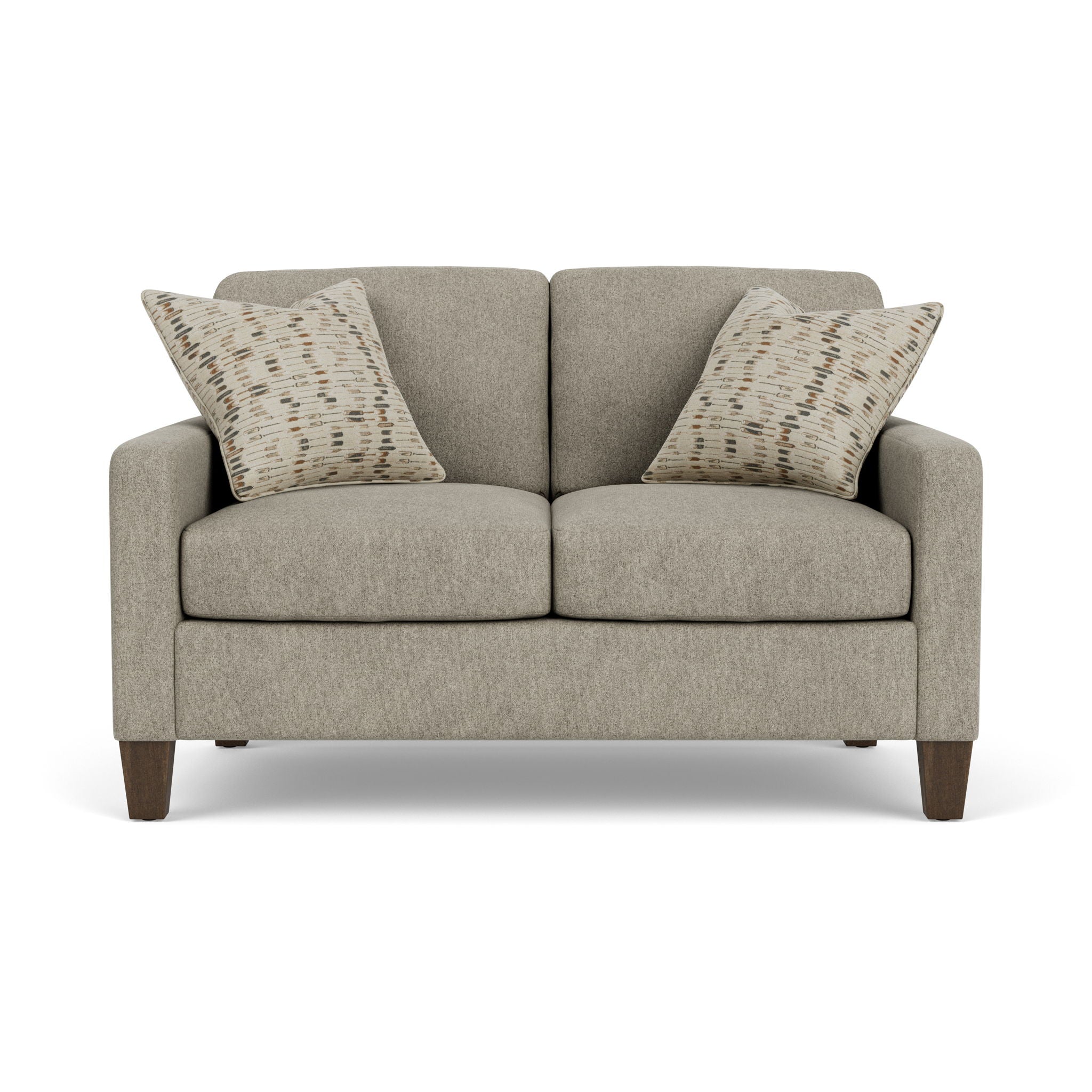 Moxy - Fabric Loveseat With Straight Track Arms