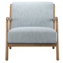 Mid-Century Style Lounge Chair With Upholstered Seat