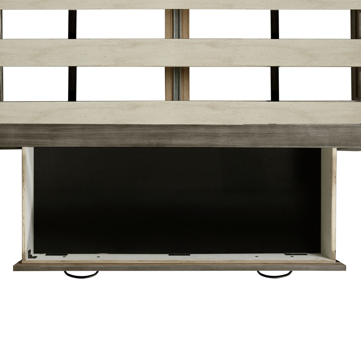 Wade Youth Platform Storage Bed in Dark Gray by Elements International, view 14