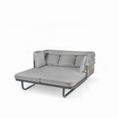 Outdoor Patio Rattan Daybed With Detachable Pillows