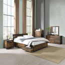 Juvanth - Chest - Rustic Oak & Black Finish - Atlantic Fine Furniture Inc