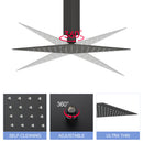 8" Square Rain Shower Head, Ceiling / Wall Mount Stainless Steel Bath Fixture