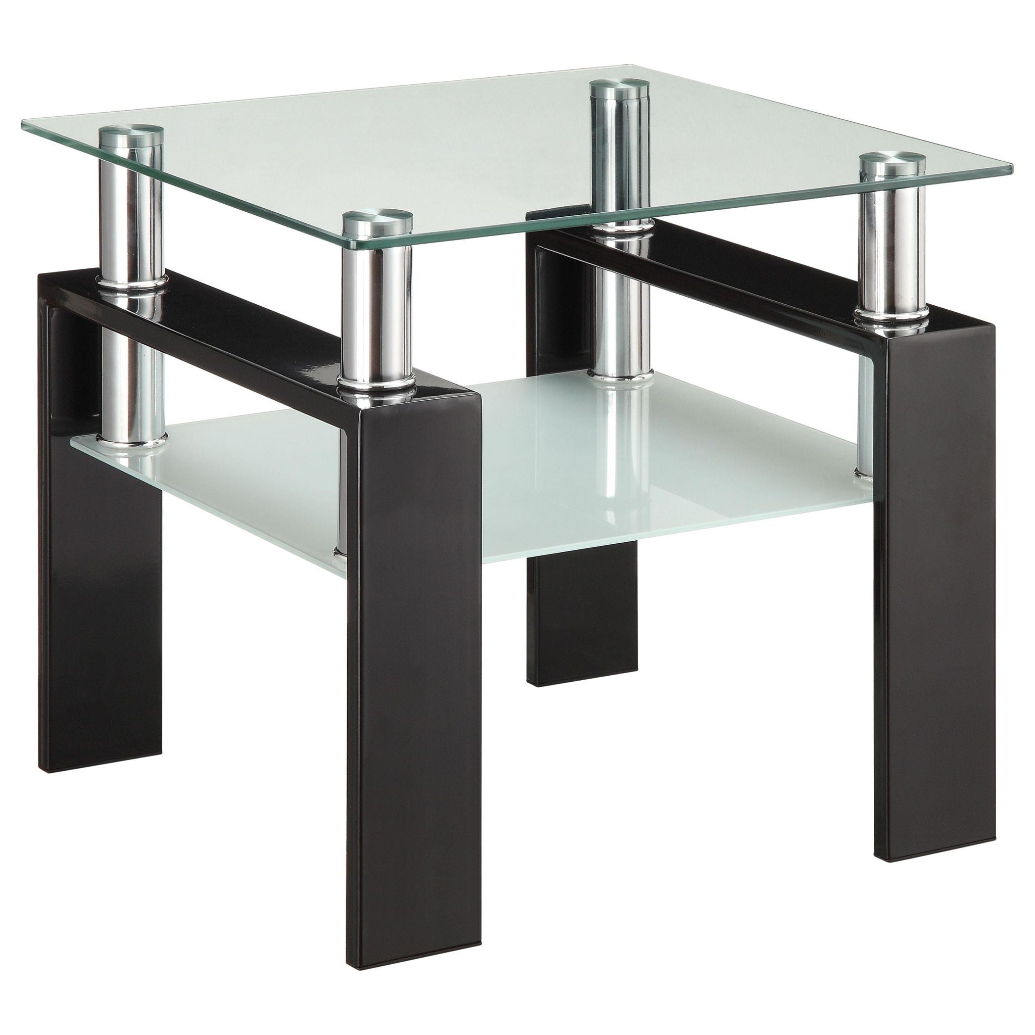 Dyer 3-piece Rectangular Coffee and End Table Set Black