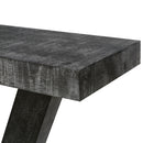 Vintage Distressed Wood Entryway Bench With 2 Tier Storage Cabinet