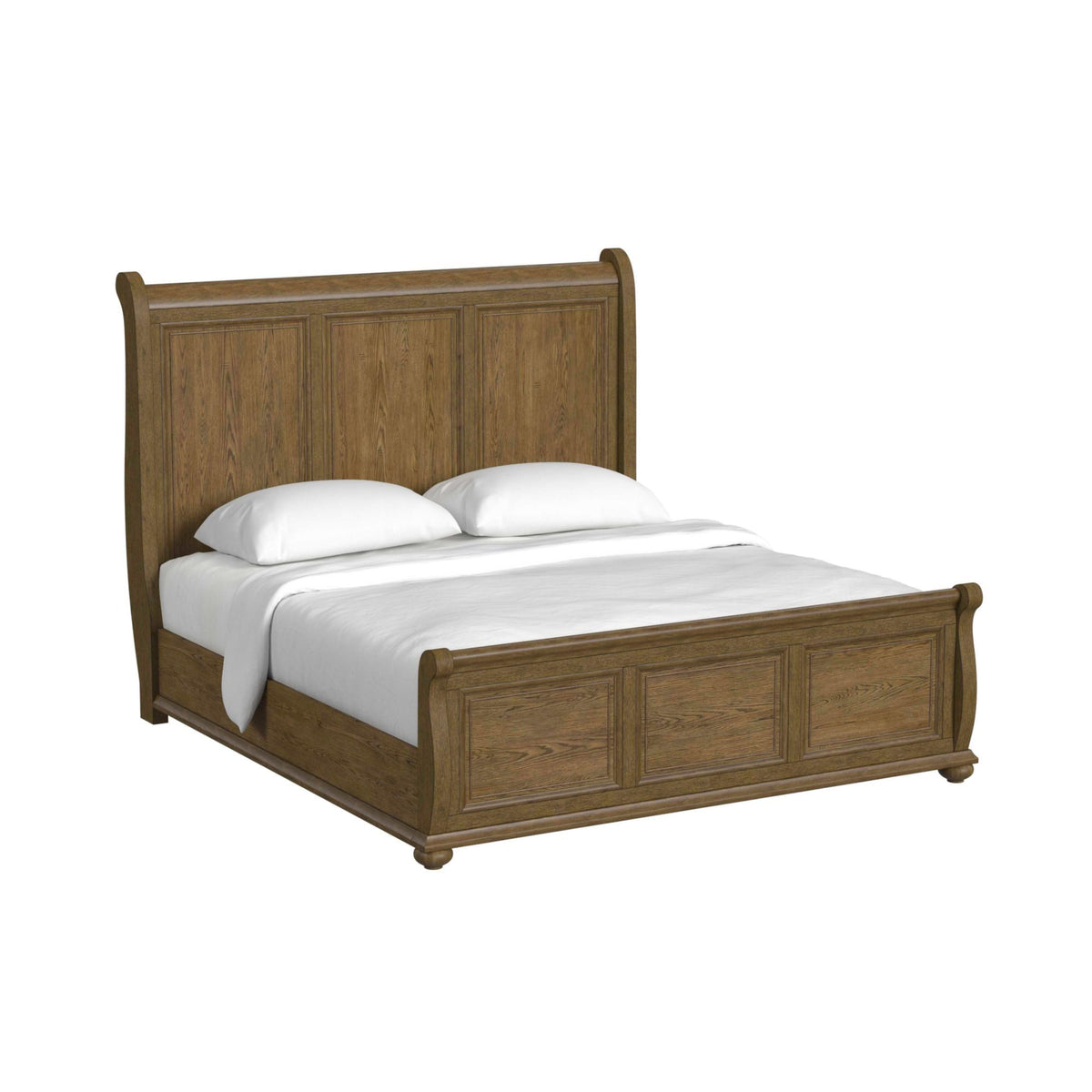 Heritage & Home Sleigh Bedroom Set in Light Brown by Elements International, view 10