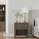 Ela - Bedside Table - Smoky Brown