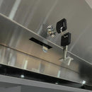 54" Commercial Freezer 49 Cu.Ft With 2 Solid Door Reach-In Freezers Stainless Steel Etl Approved Upright Freeze Storage - Silver