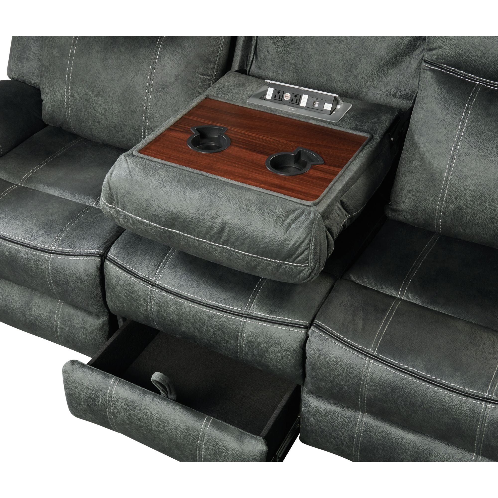 Sorrento - Motion Sofa With Dropdown - Atlantic Fine Furniture Melbourne FL