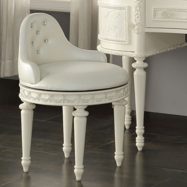 Dorothy - Vanity Chair With Swivel - Ivory